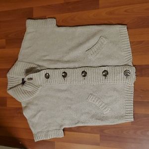 Adieu by Philip and Jane Gordon high neck sweater vest size xl